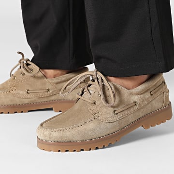 Jack And Jones - Scarpe Brooklyn Suede Boat Plaza Taupe