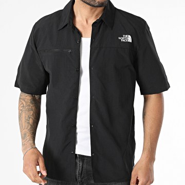 The North Face - Kurzarm-Hemd Packable A8FTQ Schwarz