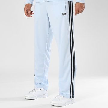 Adidas Originals - Pantalon Jogging A Bandes Firebird TP KC8010 Bleu Clair Noir