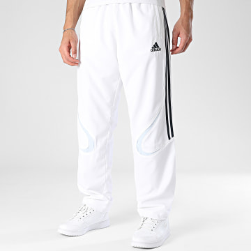 Adidas Sportswear - Pantalon Jogging A Bandes Teamgeist TP KD5867 Blanc