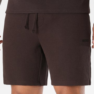 BOSS - Casual Short Jogging Waffle 50535884 Donkerbruin