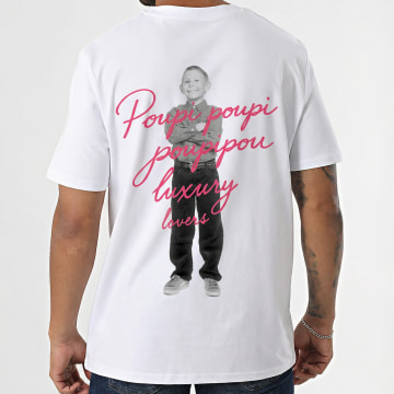 Luxury Lovers - Camiseta Oversize Poupi Poupipou Blanco