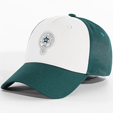 Puma - Gorra Trucker Marruecos 027078 Verde Oscuro Beige