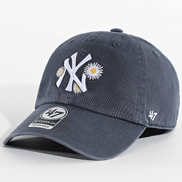 '47 Brand - Boné Clean Up NY Yankees ICACL17GWS Azul Marinho Escuro Floral