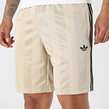 Adidas Originals - Short Jogging A Bandes 3 Stripes KE3593 Beige Noir