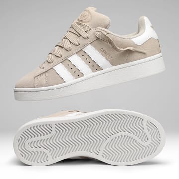 Adidas Originals - Zapatillas Mujer Campus 00s JQ2125 Bege Maravilloso Blanco