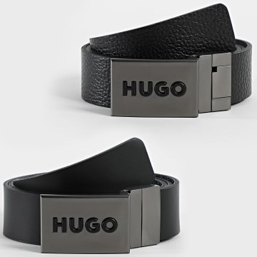 HUGO - Ceinture Réversible Gussy Plaque 50563803 Noir