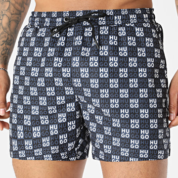 HUGO - Short De Bain Aaron 50556792 Bleu Marine Noir
