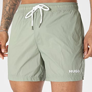 HUGO - Short De Bain Haiti 50469312 Vert Kaki Clair