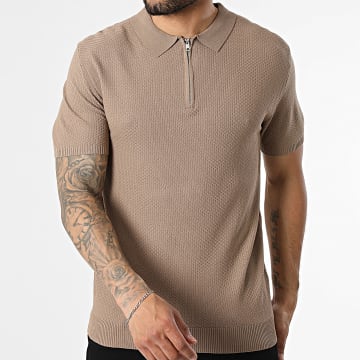 MTX - Polo Manches Courtes Maille 557 Marron