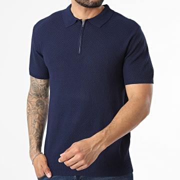 MTX - Polo Manches Courtes Maille 557 Bleu Marine