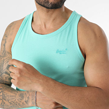 Superdry - Tank Top Essential Logo M6010819A Blue Turquoise Green