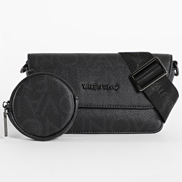 Valentino By Mario Valentino - Bolso Bandolera Simil Cuero King VBS9RQ06 Negro Gris Antracita