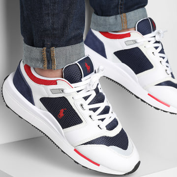 Polo Ralph Lauren - Sneakers Train 89 White Navy Red