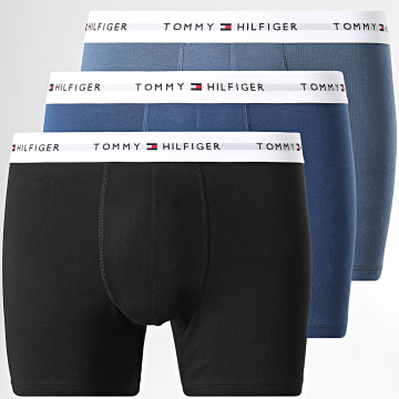 Tommy Hilfiger - Pack di 3 Boxer Brief 3892 Nero Blu Navy