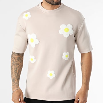 Uniplay - T-Shirt 229 Beige Floral