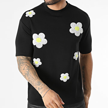 Uniplay - T-Shirt 229 Black Floral