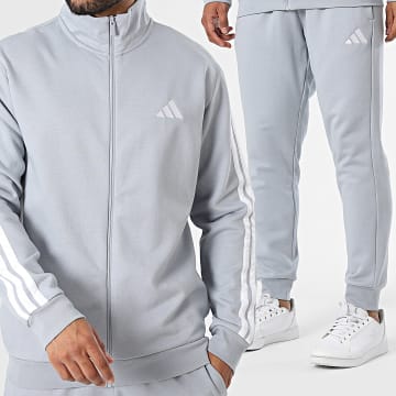 Adidas Sportkleding - Trainingspak Set van 3 Strepen KC0698 Grijs