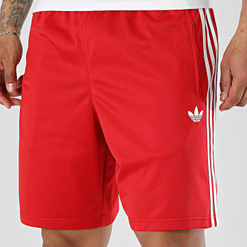 Adidas Originals - Short Jogging A Bandes Firebird KE1377 Rouge Blanc