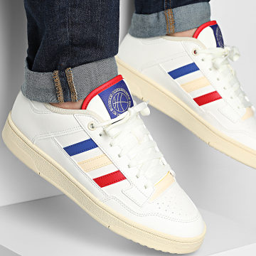 Adidas Performance - Zapatillas Rapid Court Low JS2229 Off White Warm Vanilla Better Scarlet