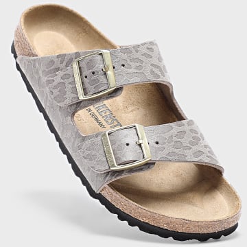 BIRKENSTOCK - Sandalen Arizona BS Leo Grau Taupe