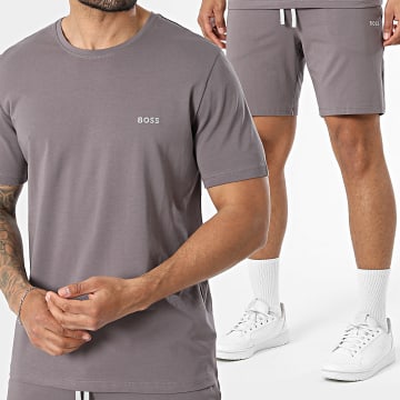 BOSS - Conjunto Camiseta Y Pantalón Corto De Chándal Mix And Match 50515312 50515314 Violeta