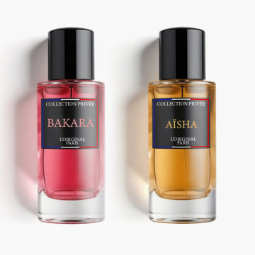 Collection Privée Original - Lot De 2 Parfums Mixtes Aisha Et Bakara 50ml