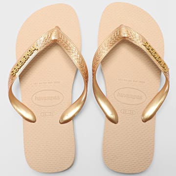 Havaianas - Tongs Femme Top Logo Golden