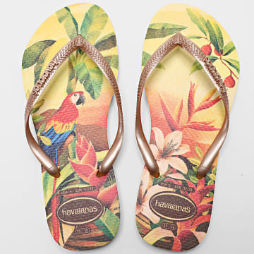 Havaianas - Tongs Femme Slim Tropical Caja Gelb