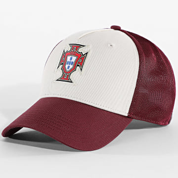 Puma - Gorra Trucker Portugal 027084 Beige Claro Burdeos