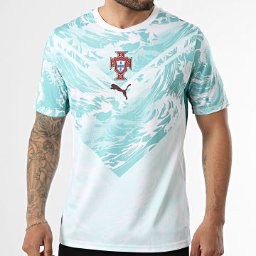 Puma - Camiseta de Fútbol Oficial Portugal Exterior 2026 783288 Blanco Verde