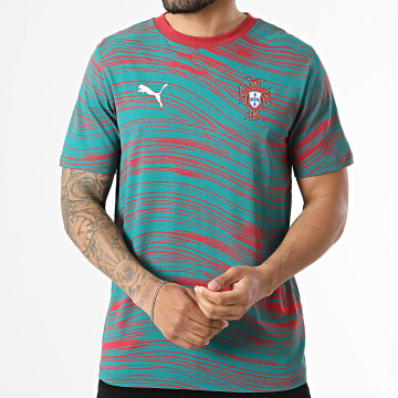 Puma - Camiseta Portugal 784820 Verde Burdeos