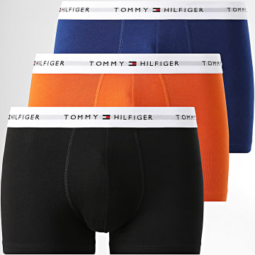 Tommy Hilfiger - Lot De 3 Boxers 3889 Bleu Roi Orange Noir