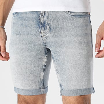 Tommy Jeans - Short Jean Scanton 2977 Blauw Gewassen