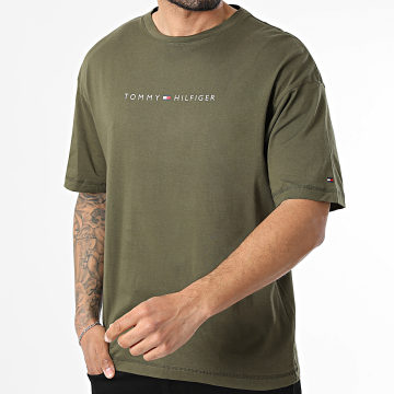 Tommy Hilfiger - T-Shirt Logo 3643 Verde Kaki