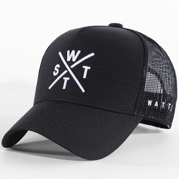 Watts - Gorra Trucker Tribe Negro Blanco