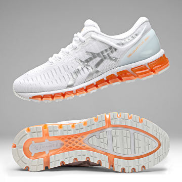 Asics - Sneakers Gel Quantum 360 I 1203A730 Bianco Arancio Cone