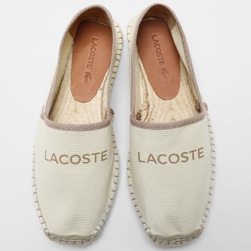 Lacoste - Espadrillas Uhabia 126 Bianco Sporco Tan