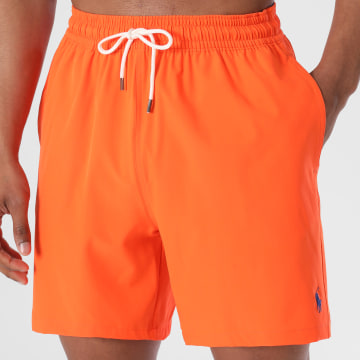 Polo Ralph Lauren - Pantalón corto de baño Original Player naranja azul marino