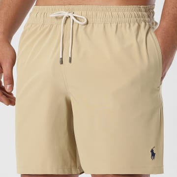Polo Ralph Lauren - Pantalón Corto de baño Original Player Beige Azul Marino