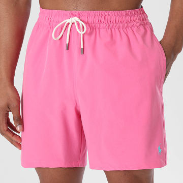 Polo Ralph Lauren - Pantalón corto de baño Original Player rosa azul claro