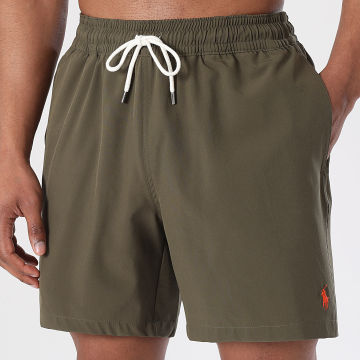 Polo Ralph Lauren - Pantalón corto de baño Original Player verde kaki naranja
