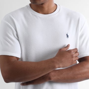 Polo Ralph Lauren - T-Shirt Frottee Classic Fit Original Player Weiss