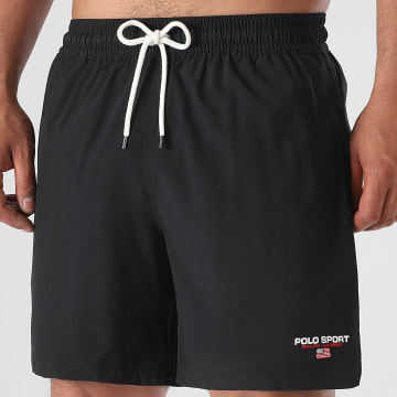 Polo Ralph Lauren - Pantalón Corto de baño Logo Sport Negro