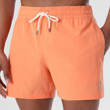Polo Ralph Lauren - Pantalón corto de baño Original Player naranja azul claro