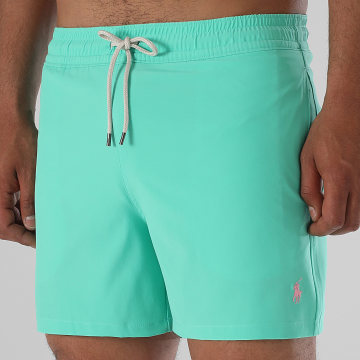 Polo Ralph Lauren - Pantalón Corto de baño Original Player Verde Rosa