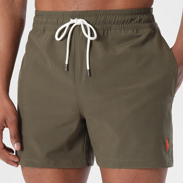 Polo Ralph Lauren - Pantalón corto de baño Original Player verde kaki naranja