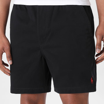 Polo Ralph Lauren - Short Chino Original Player Schwarz Rot