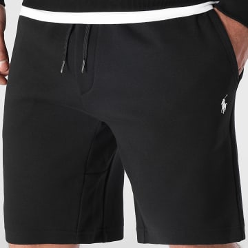 Polo Ralph Lauren - Pantalón Corto de chándal Original Player Negro Blanco