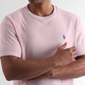 Polo Ralph Lauren - T-Shirt Frottee Classic Fit Original Player Rose